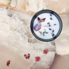 Load image into Gallery viewer, Vibrate Love & Harmony Crystal Candle